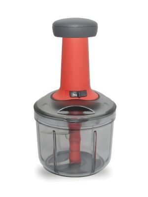 Manual Chopper for Veggies and Fruits with 3 Stainless Steel Blades